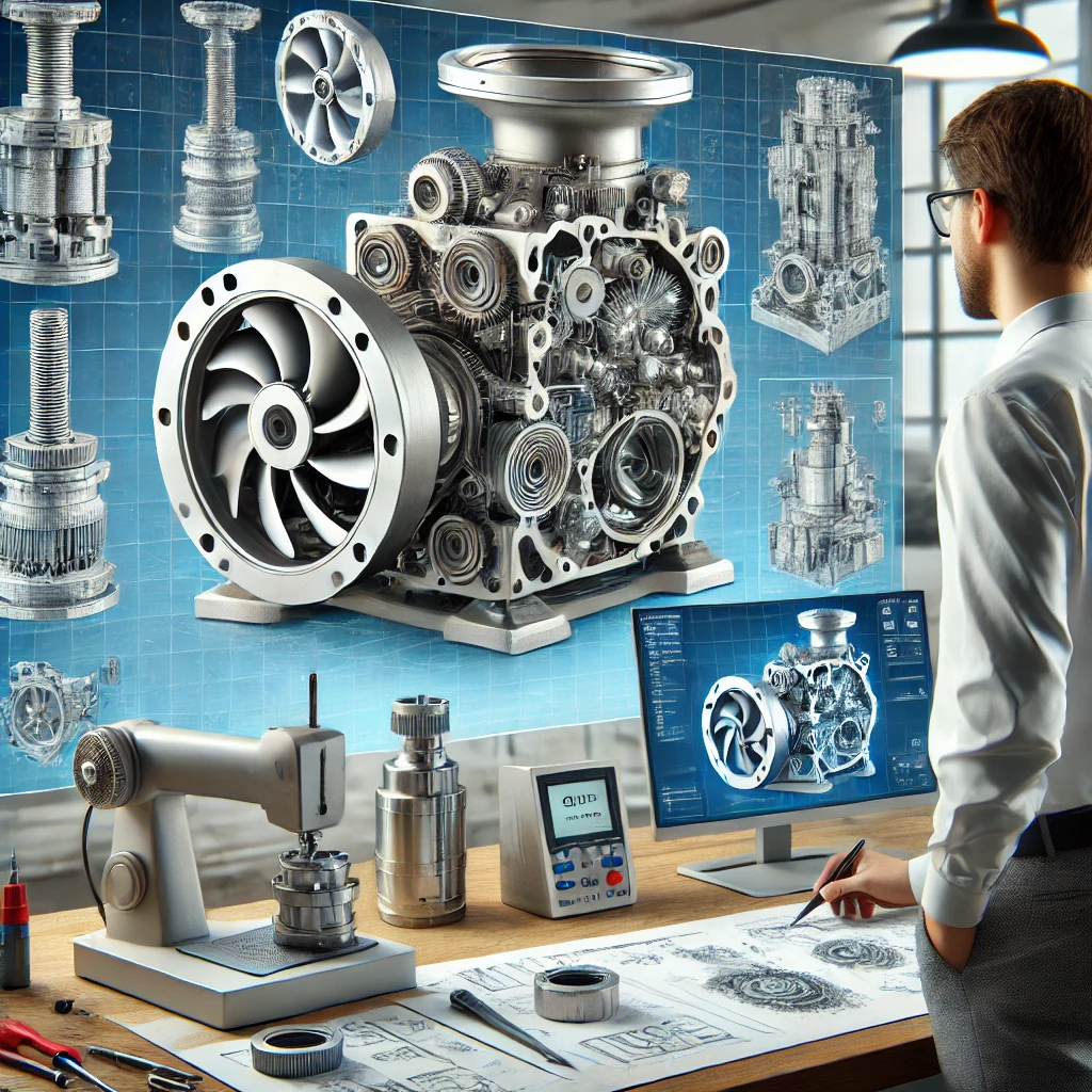 طراحی پمپ های اسکرو وسانتریفیوژ به روش مهندسی معکوس